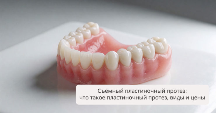 Съёмный пластиночный протез в Москве: виды и цены